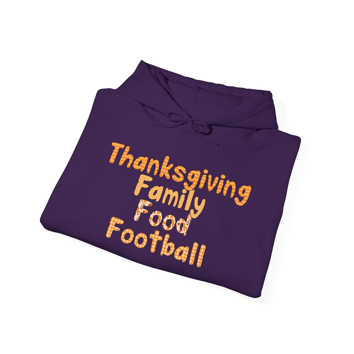Heavy Blend Hoodie - Thanksgiving - Family Food Football (1a)