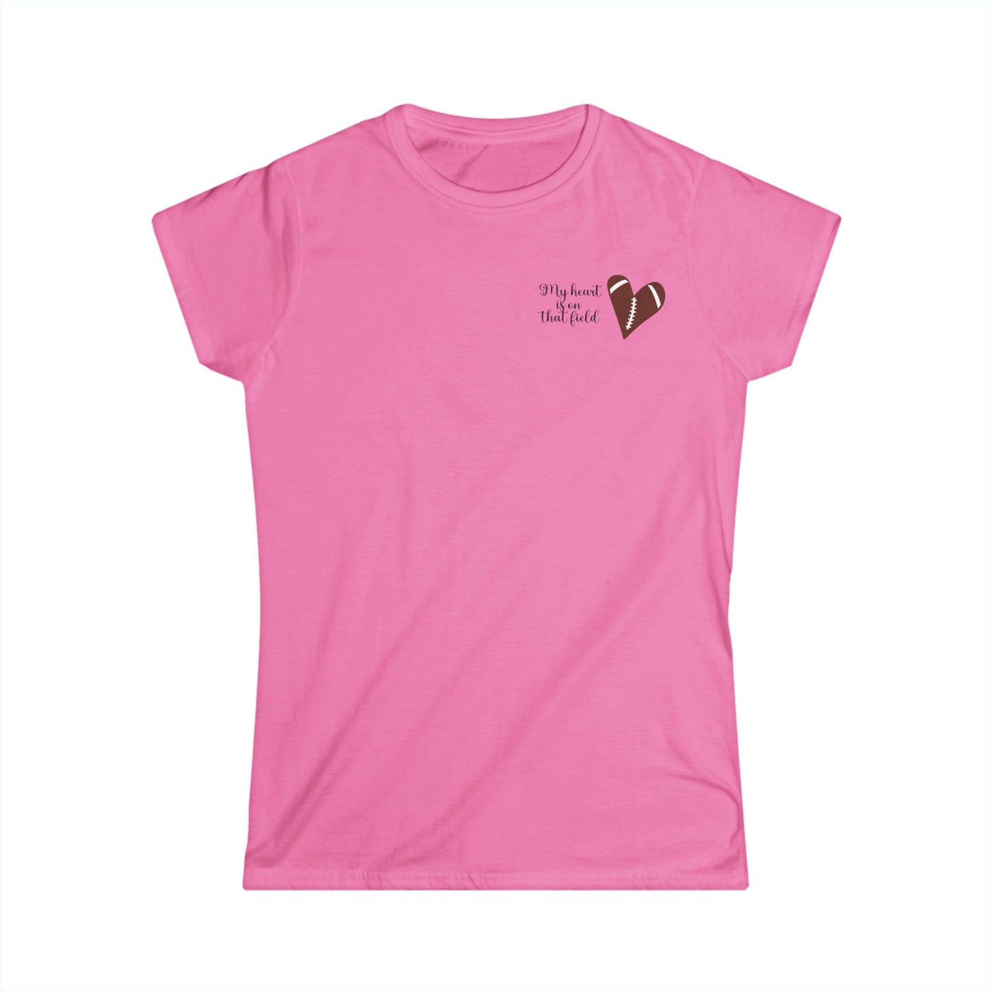 Female T-Shirt - Football - Loud & Proud Mom (01a)