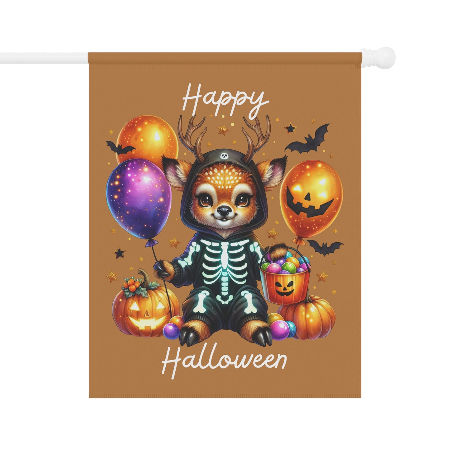 Garden Flag - Halloween - Happy Halloween (04a)