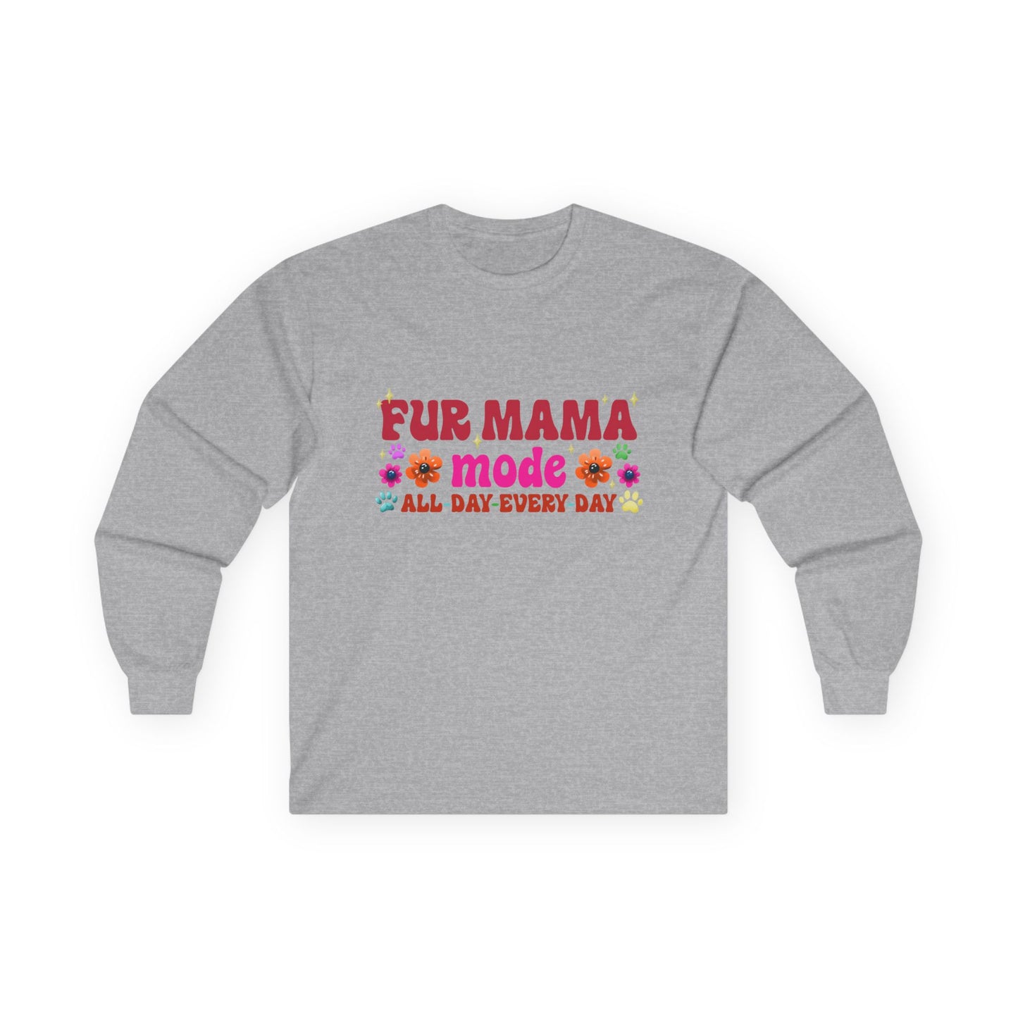 Long Sleeve Tee - Fur Mama (1)