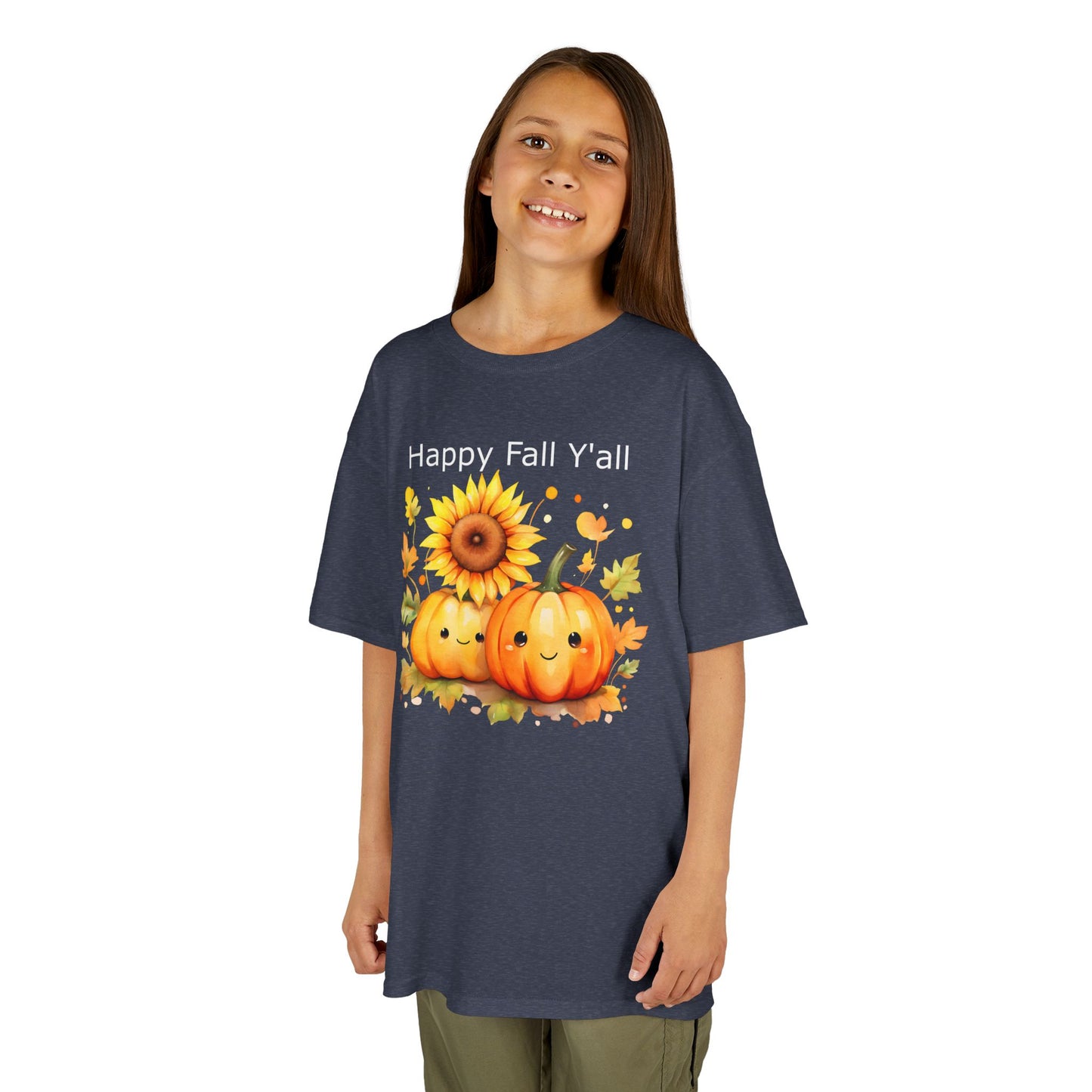 Child Tee - Autumn - Happy Fall Y'All (01)