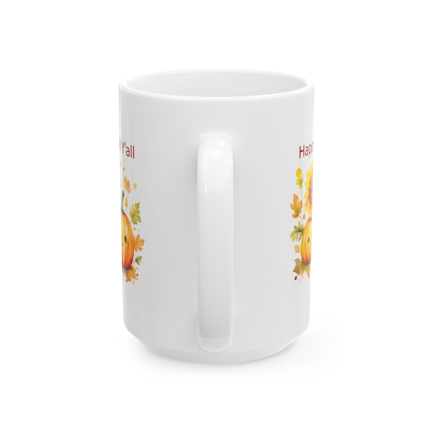 Ceramic Mug - Autumn - Happy Fall Y'all (1b)