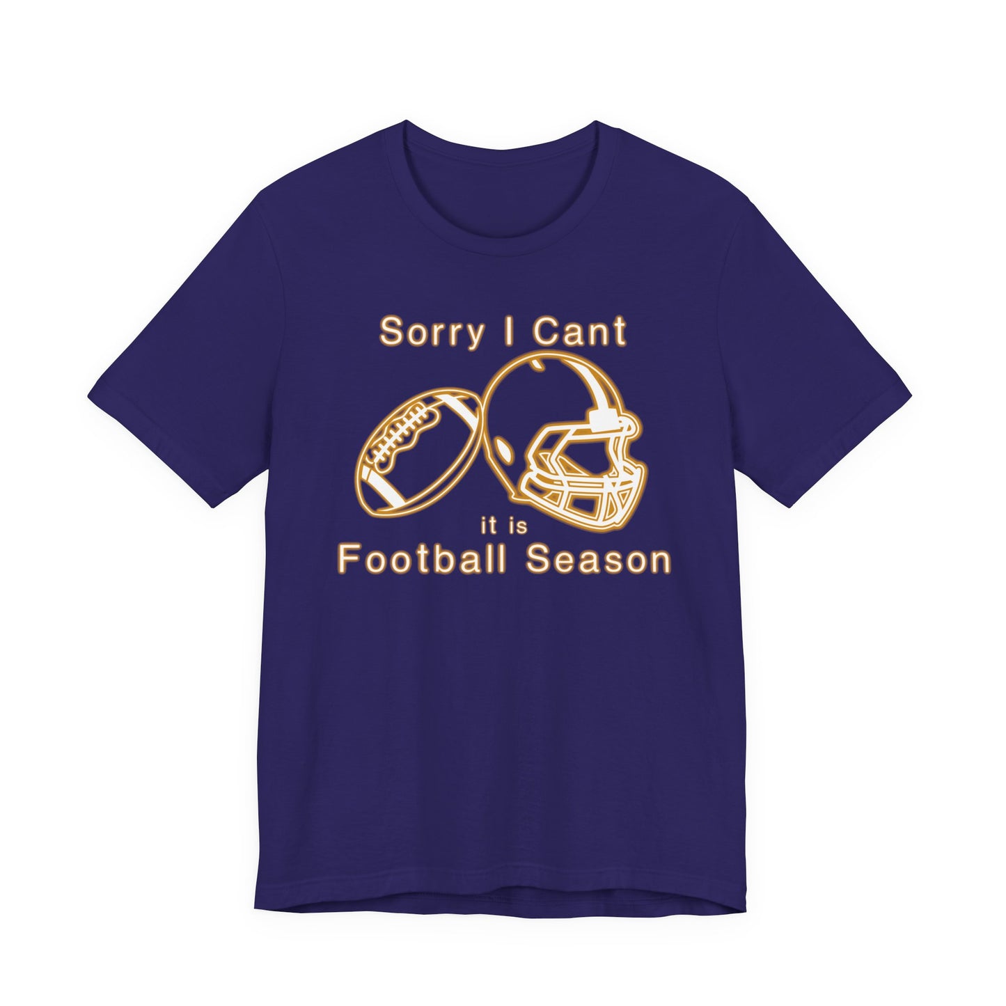 T-shirt - Football - Sorry I Cant (01g)