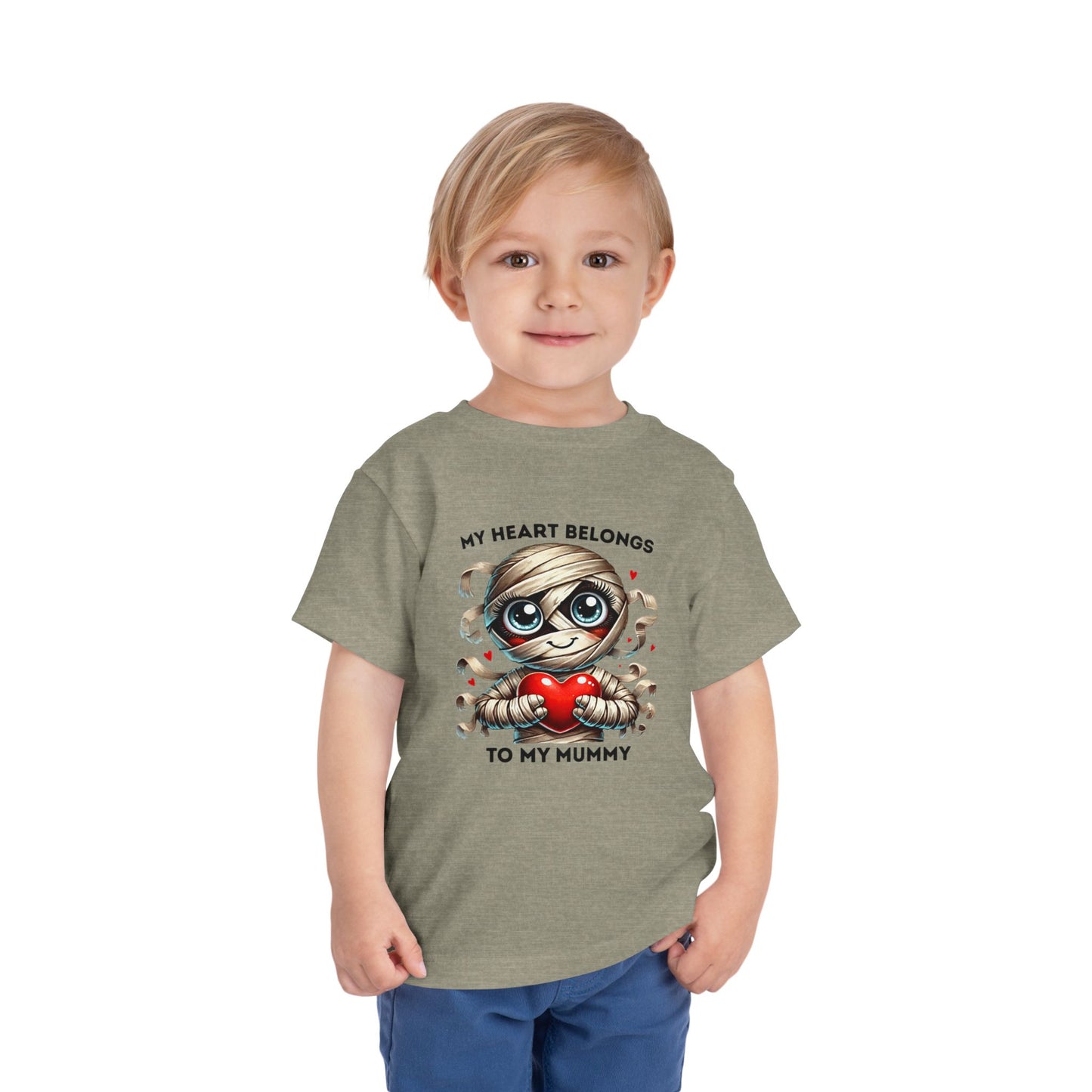 Toddler Tee - Halloween - My Heart Belongs to My Mummy (2a)