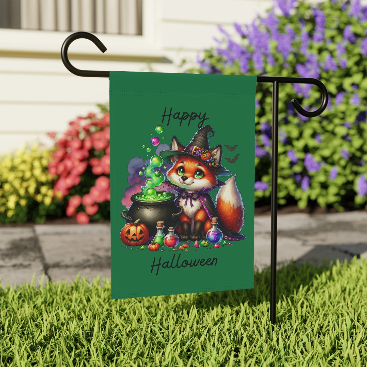Garden Flag - Halloween - Happy Halloween (06a)