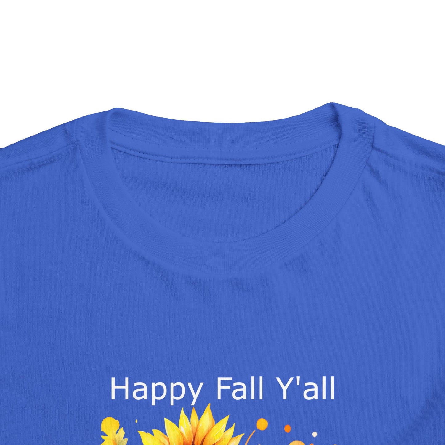 Toddler Tee - Autumn - Happy Fall Y'All (01)