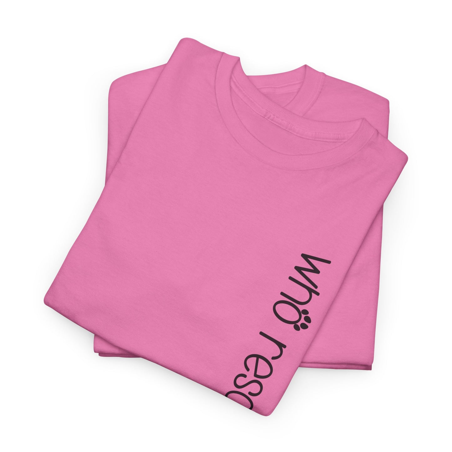 T-Shirt - Animal Lover - 'Who Rescued Who?'