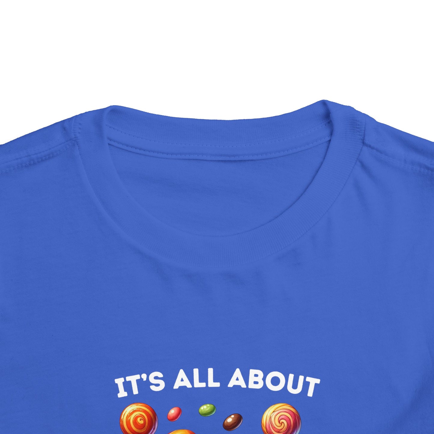 Toddler Tee - Halloween / Monster - It's all about the Candy! (01a)