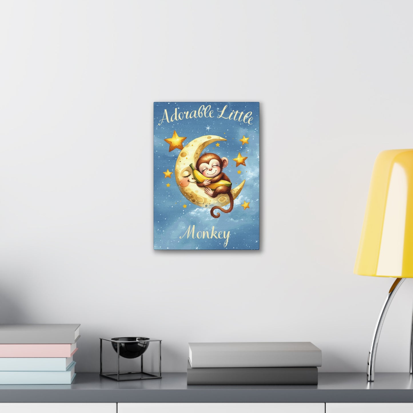 Nursery Canvas - Adorable Little Monkey