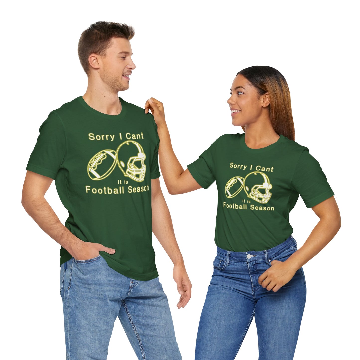 T-shirt - Football - Sorry I Cant (01h)