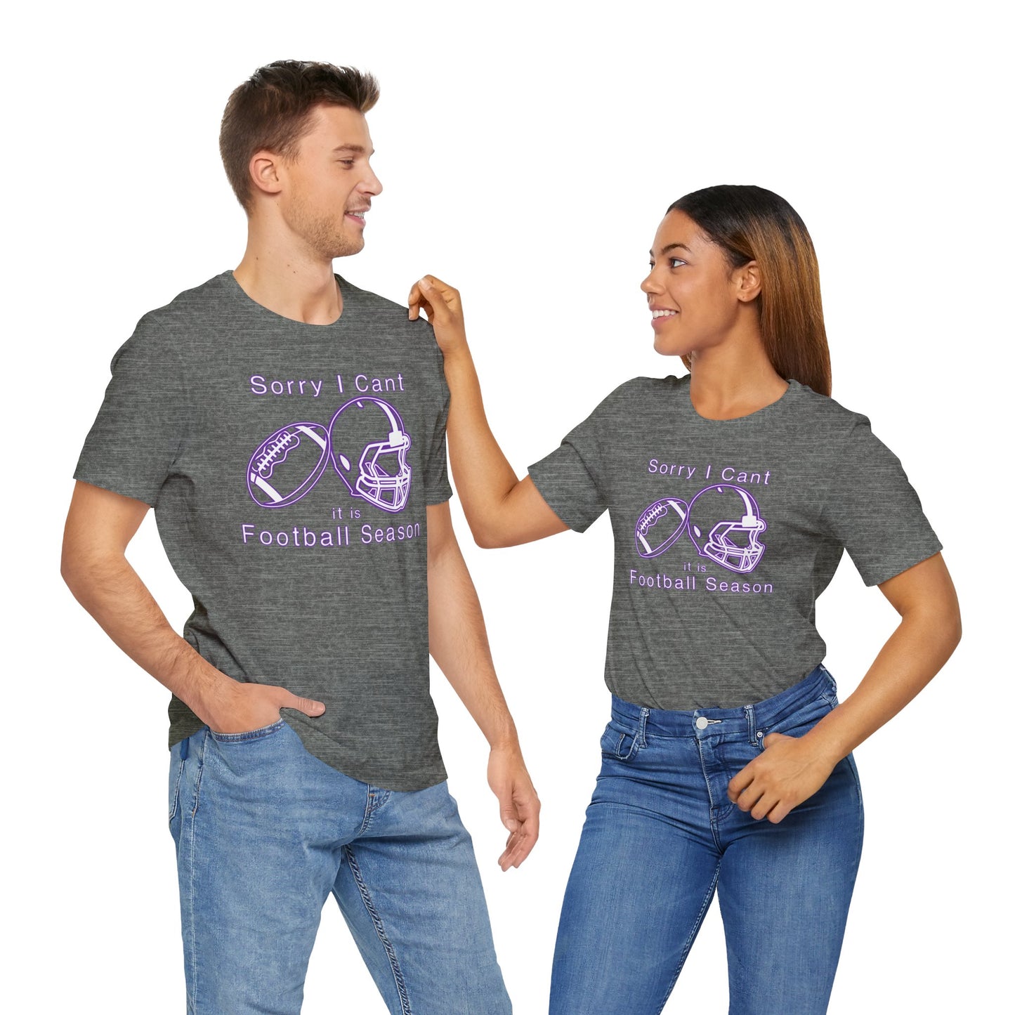 T-shirt - Football - Sorry I Cant (01c)