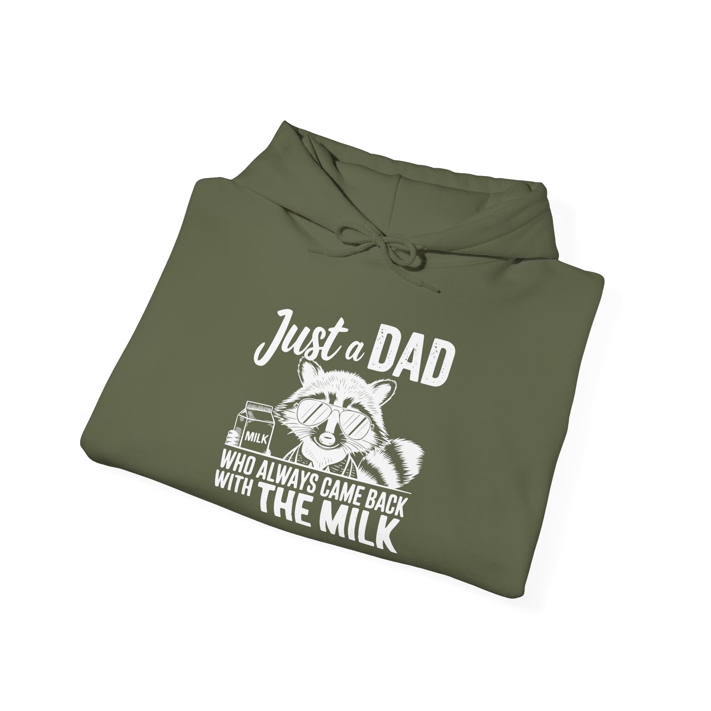 Hoodie - Dad - Just a Dad (1) - White Writing
