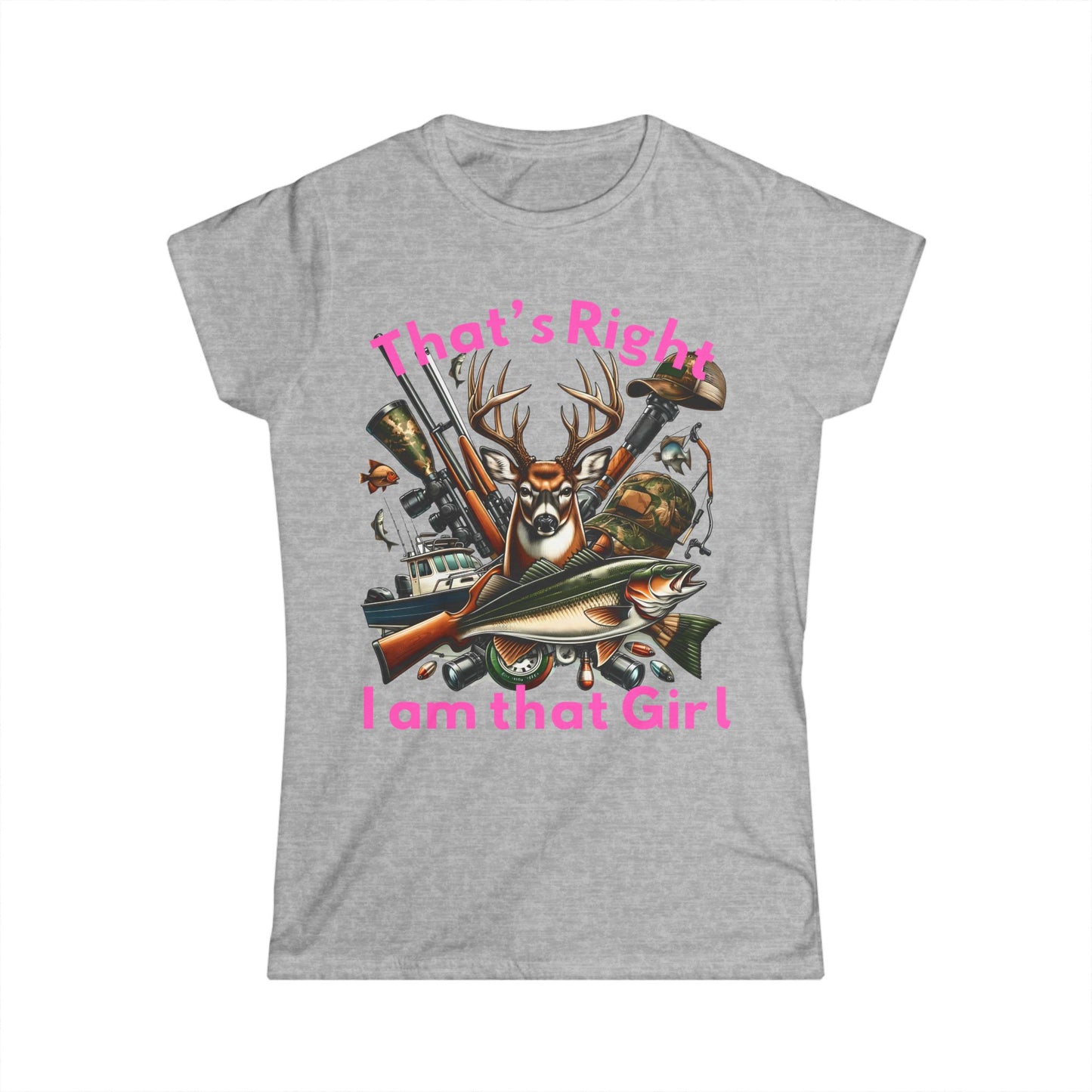 Female T-Shirt - Hunter - I am that girl (1a)