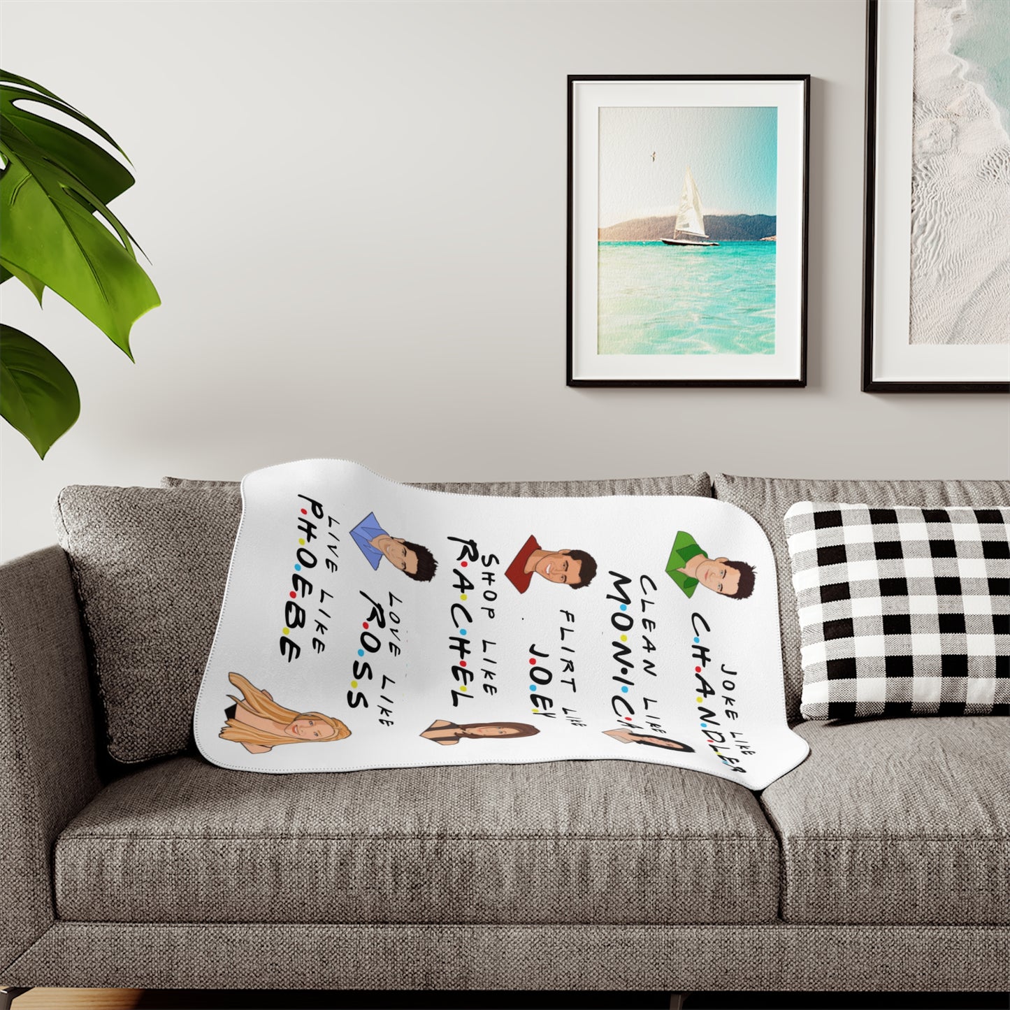 Sherpa Blanket - Friends Inspired