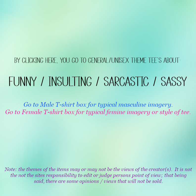 Funny / Insulting / Sarcastic / Sassy (GT)