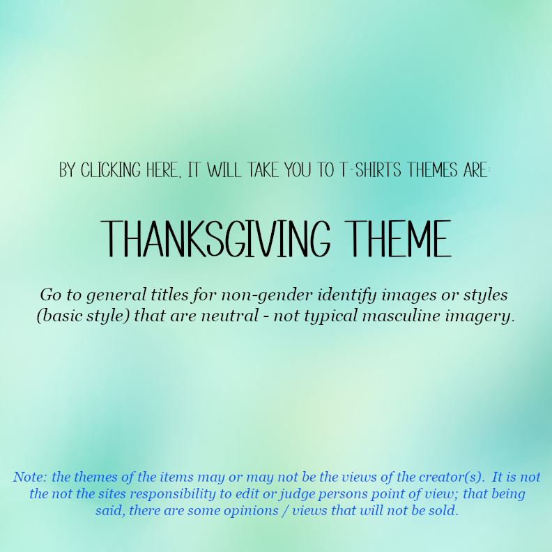 Thanksgiving Theme - Male (MT)