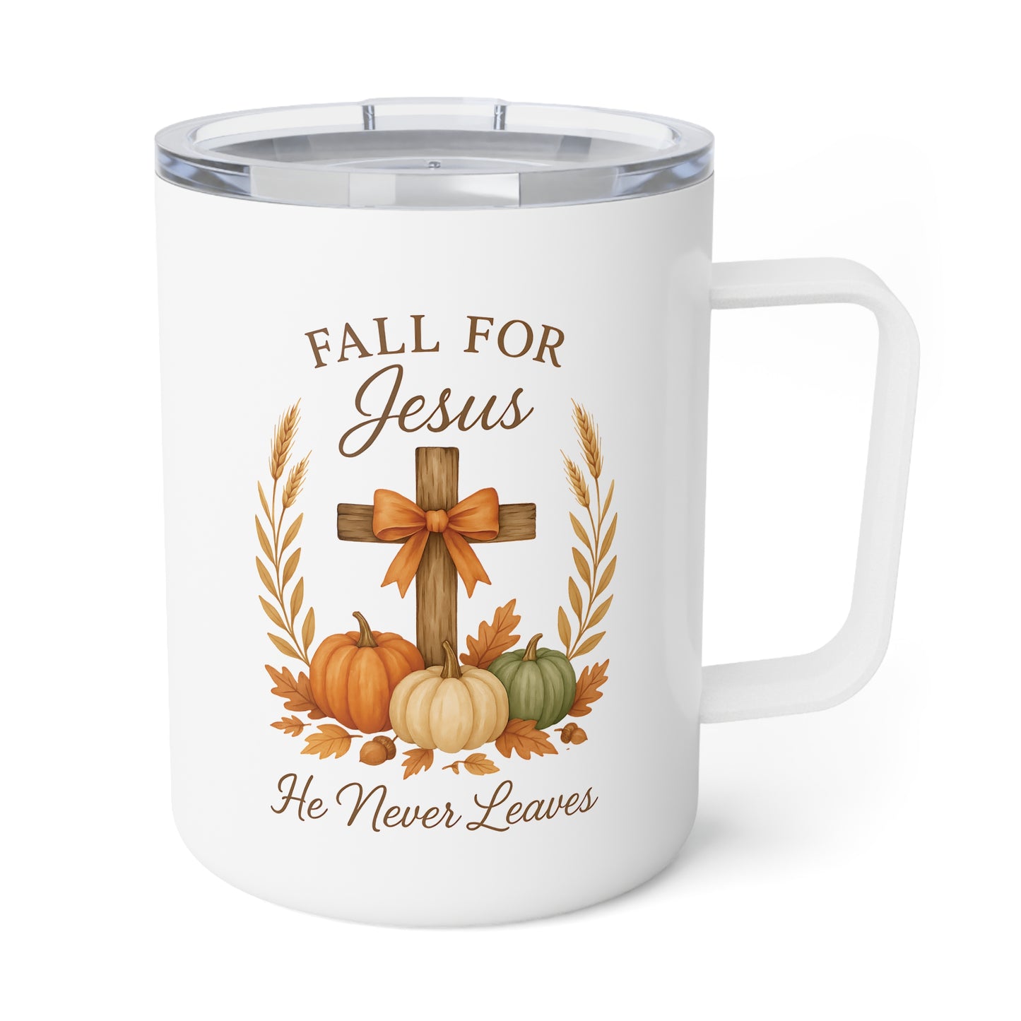 Insulated Mug - Faith - Fall for Jesus (01 Autumn)