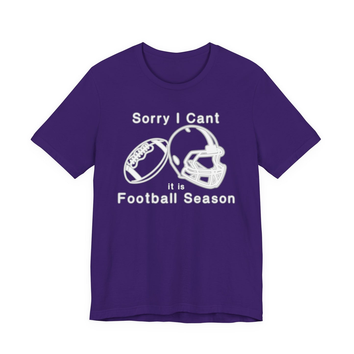 T-shirt - Football - Sorry I Cant (01j)