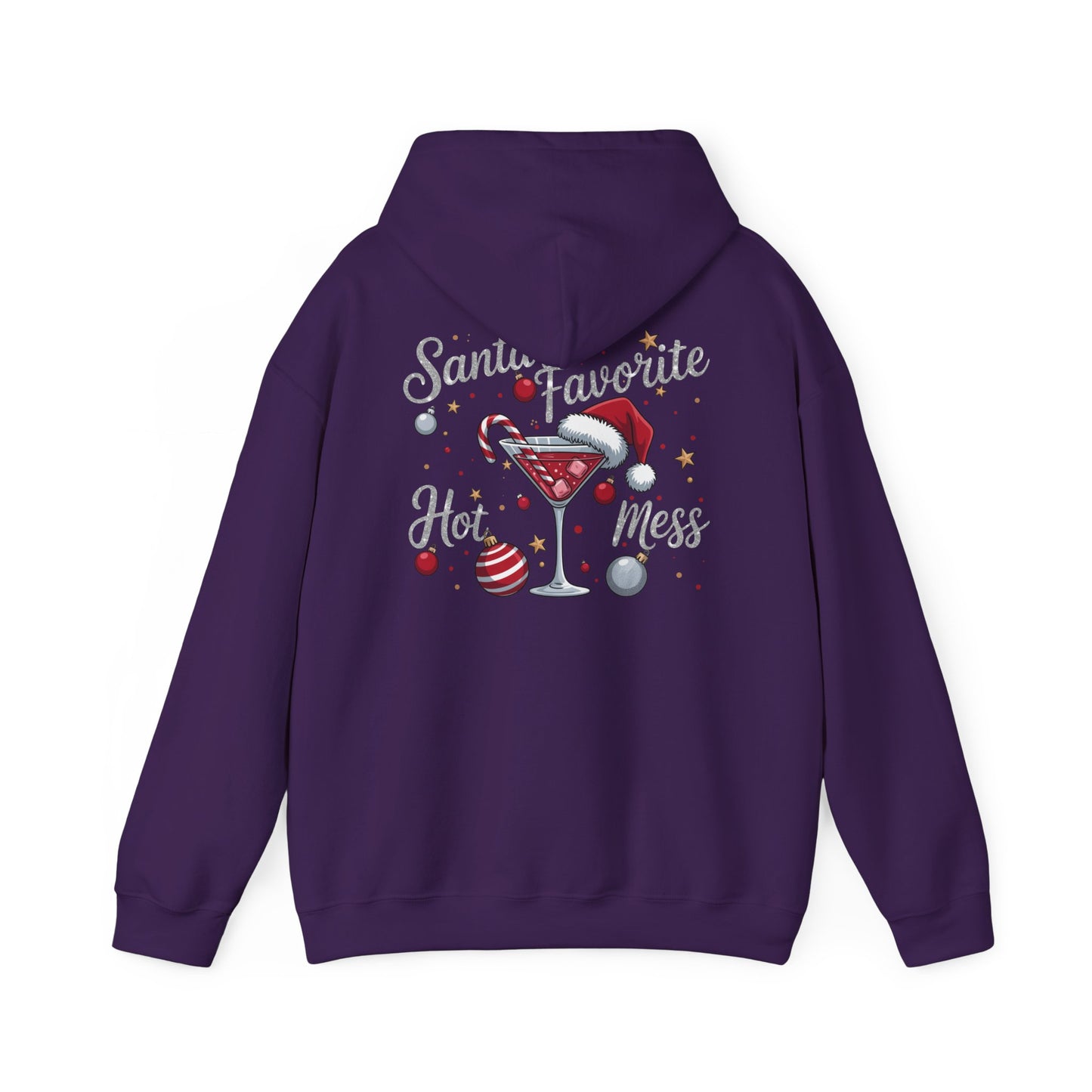 Heavy Blend Hoodie - Christmas - Santa's Fav. Hot Mess (01)