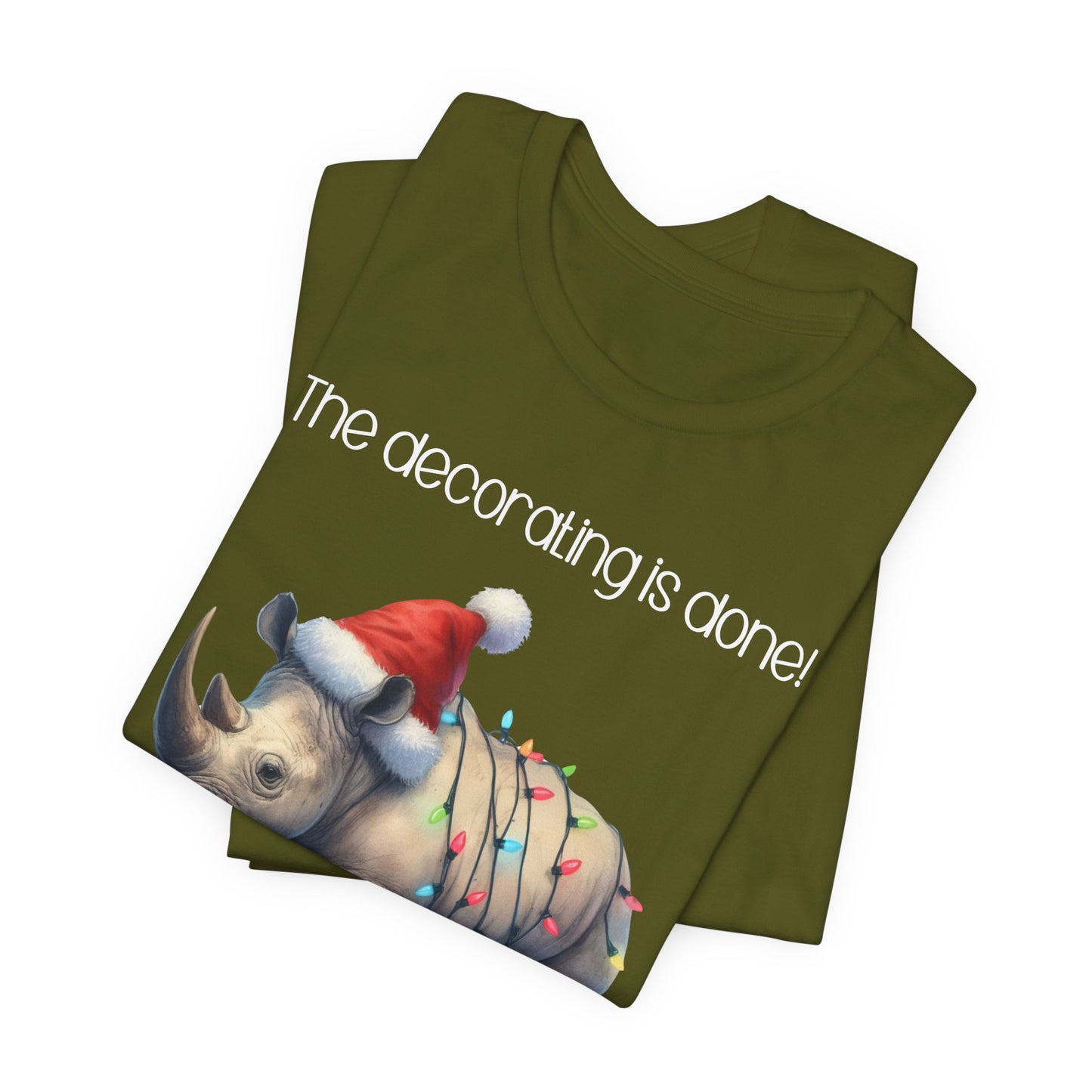 T-shirt - Christmas - Decorating Done (5b)