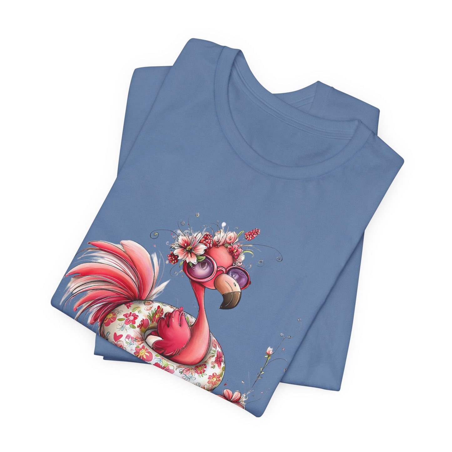 T-Shirt - Animal - Flamingo - Summer Time 01