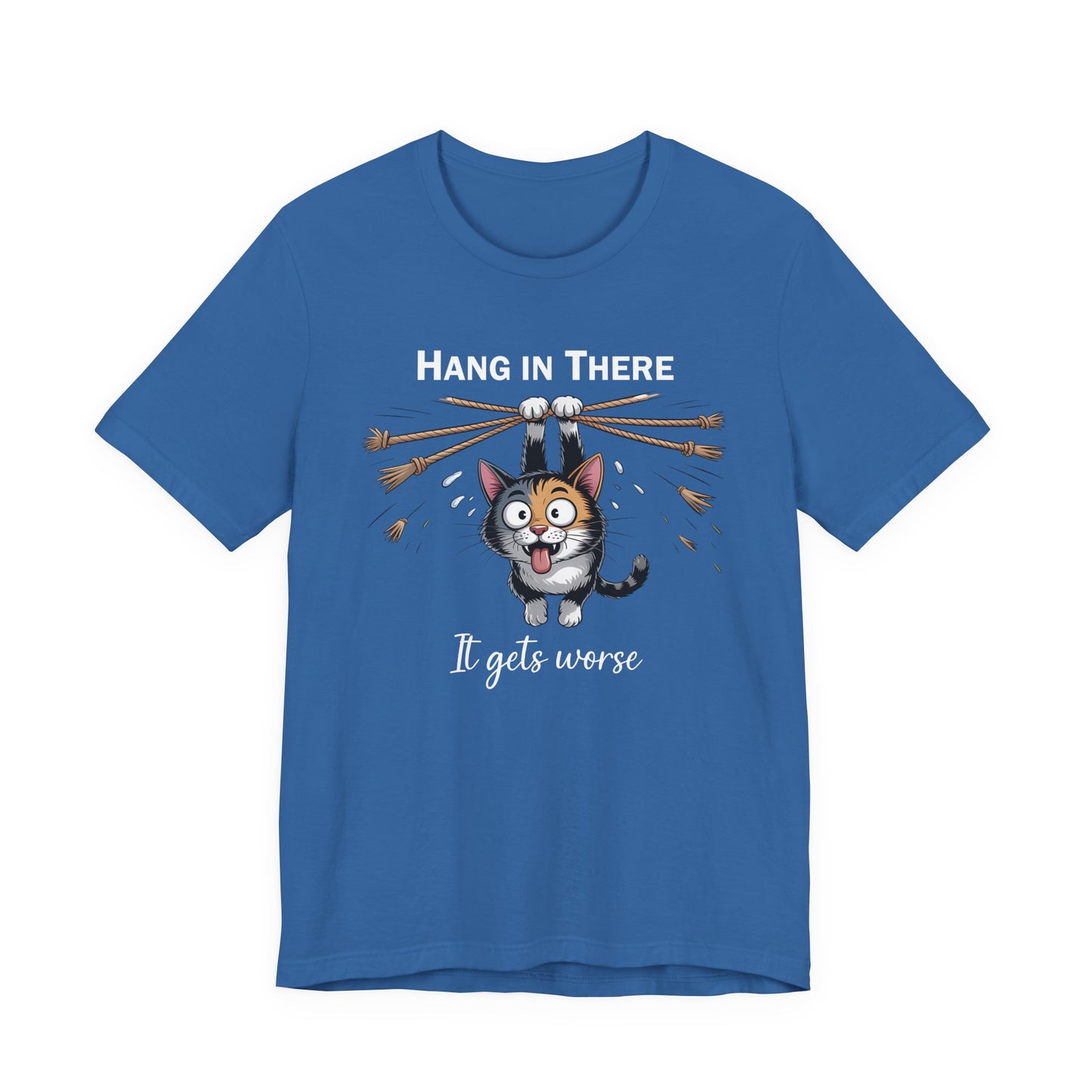 T-Shirt - Animal - Cat - Hang in there (1b)
