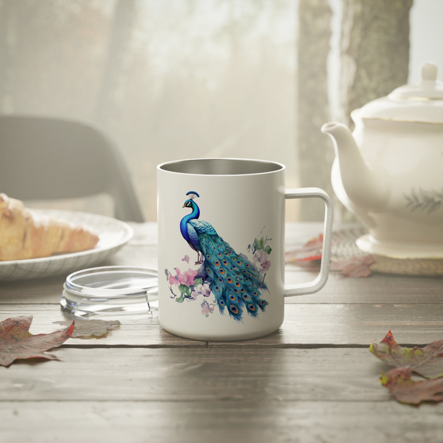 Insulated Mug - Animal - Peacock (1)