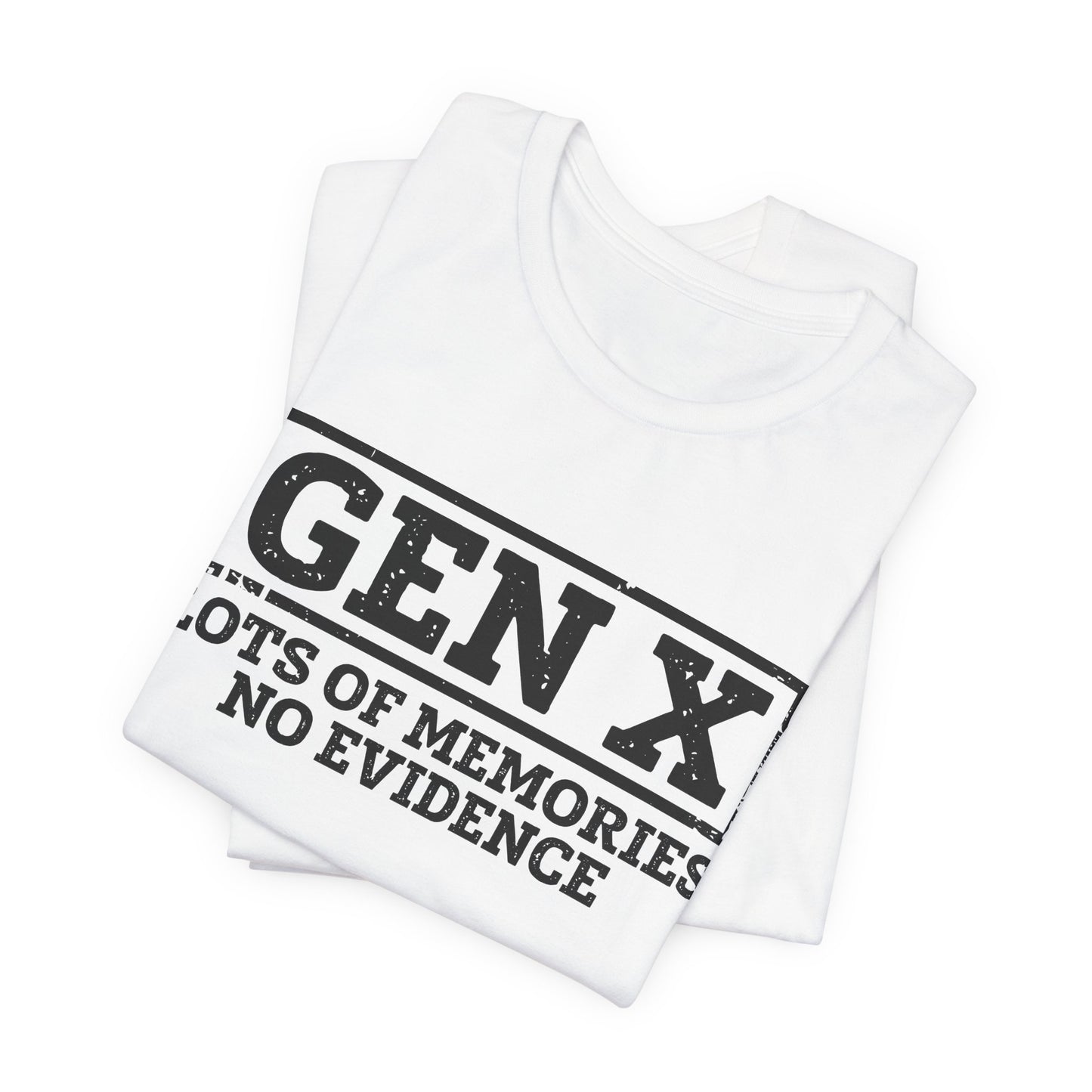 T-shirt - Sarcastic - GenX No Memories (01-black)