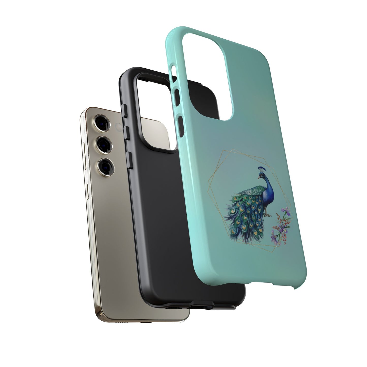 Tough Cell Phone Case - Animal - Peacock (2)