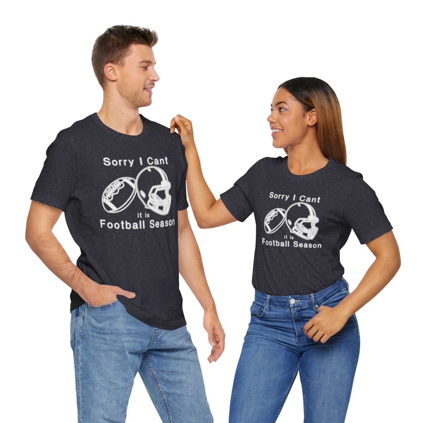 T-shirt - Football - Sorry I Cant (01j)