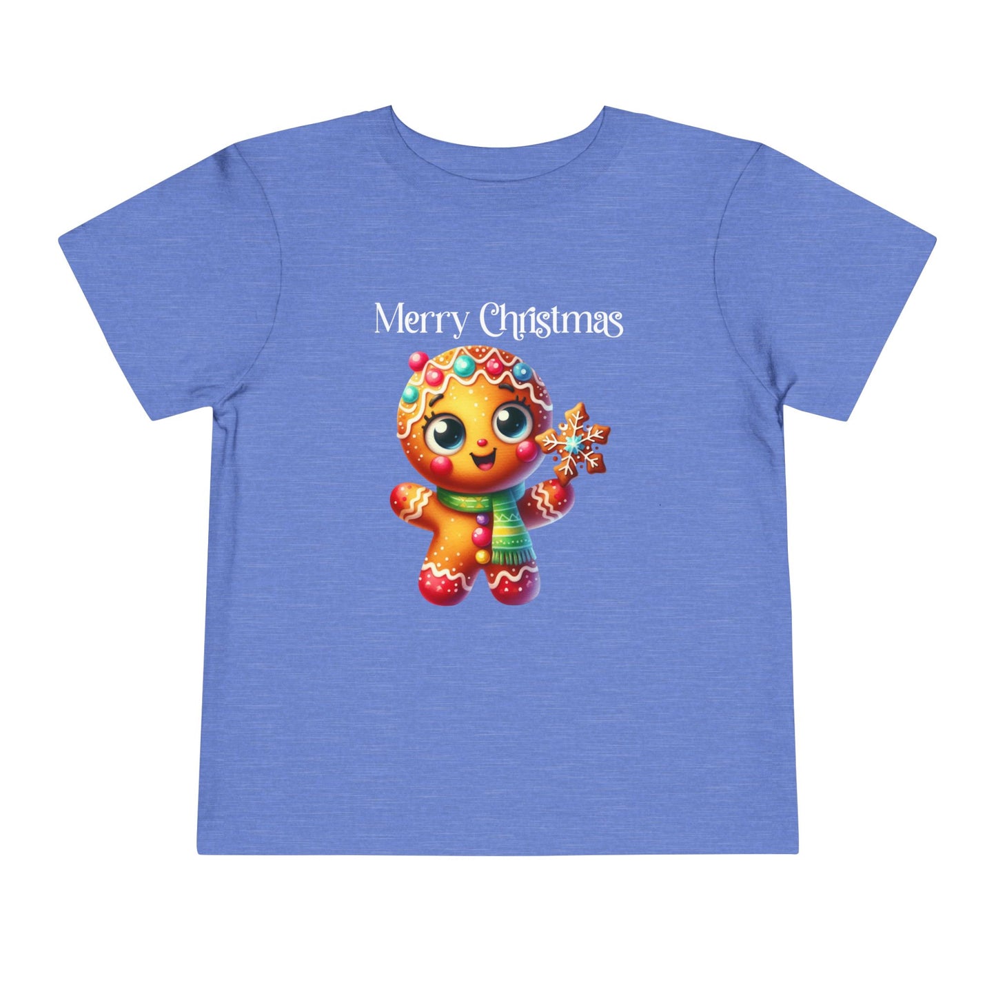 Toddler Tee - Christmas - Gingerbread - Merry Christmas (03a)