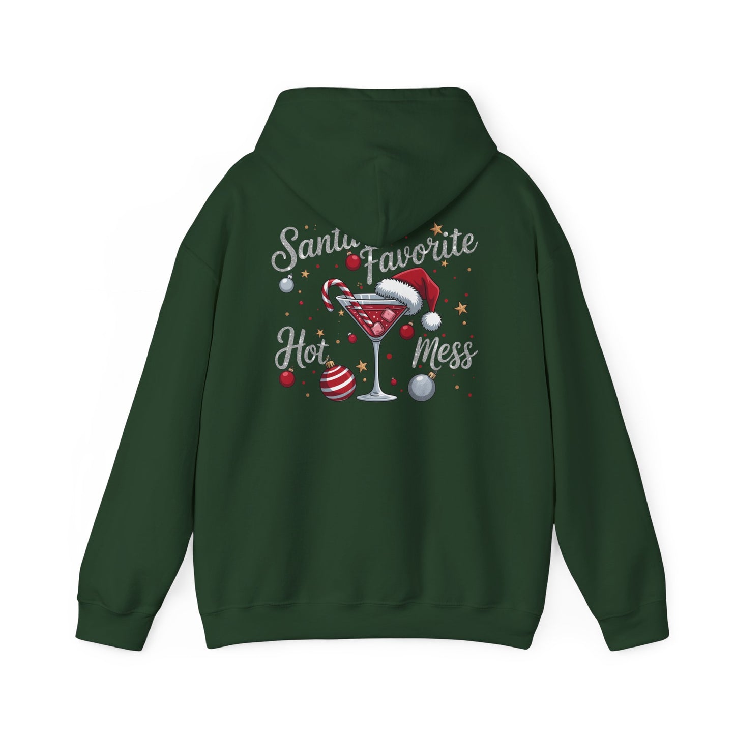 Heavy Blend Hoodie - Christmas - Santa's Fav. Hot Mess (01)