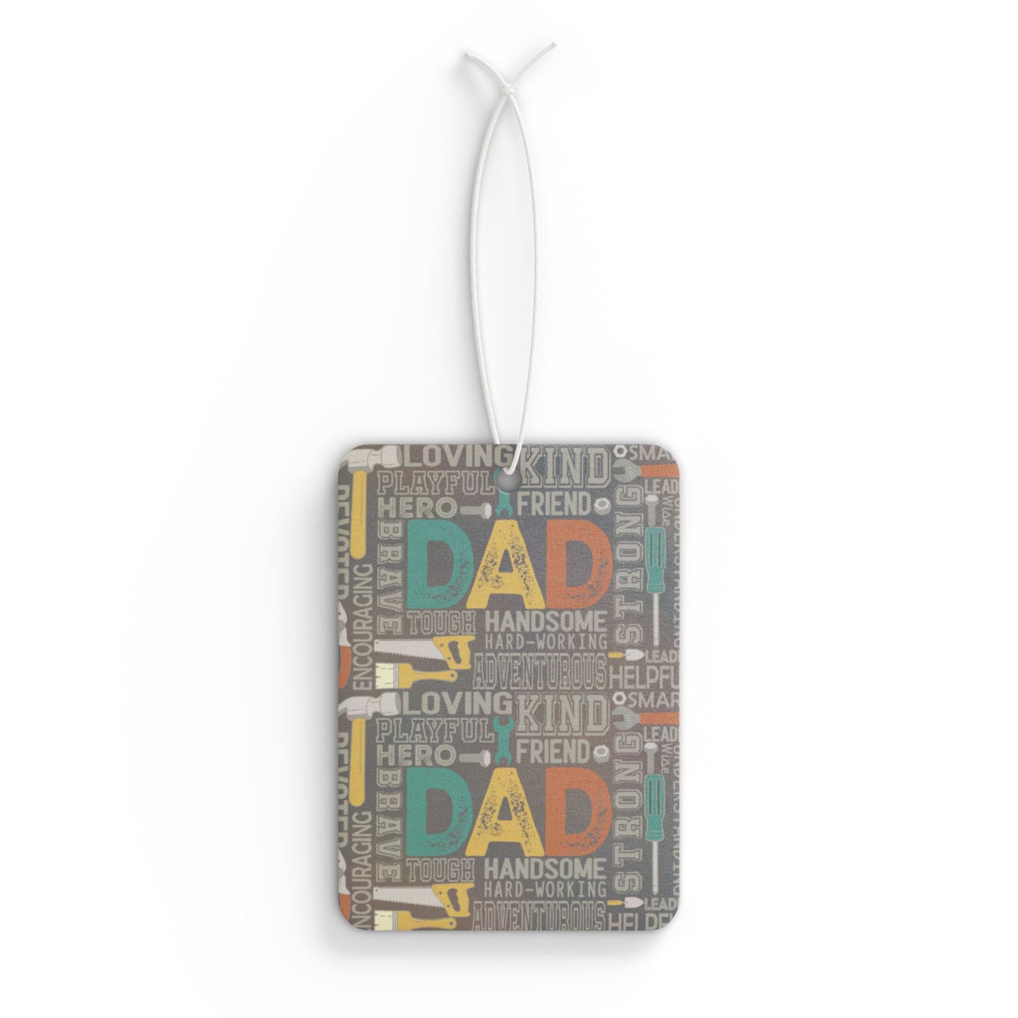 Car Air Freshener - Dad - Handyman Dad (1) - Light Writing