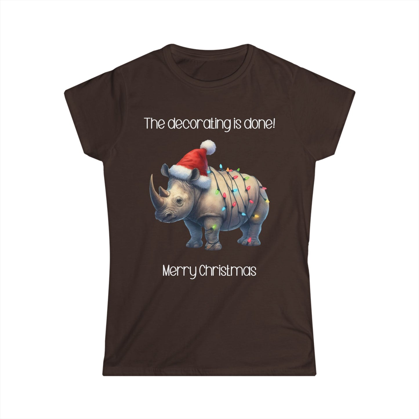 Female T-Shirt - Christmas - Decorating Done (05)