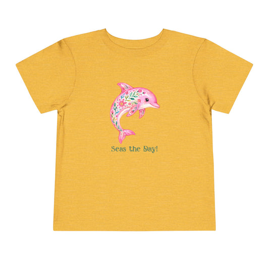 Toddler Tee - Animal - Seas the Day Dolphin (01)