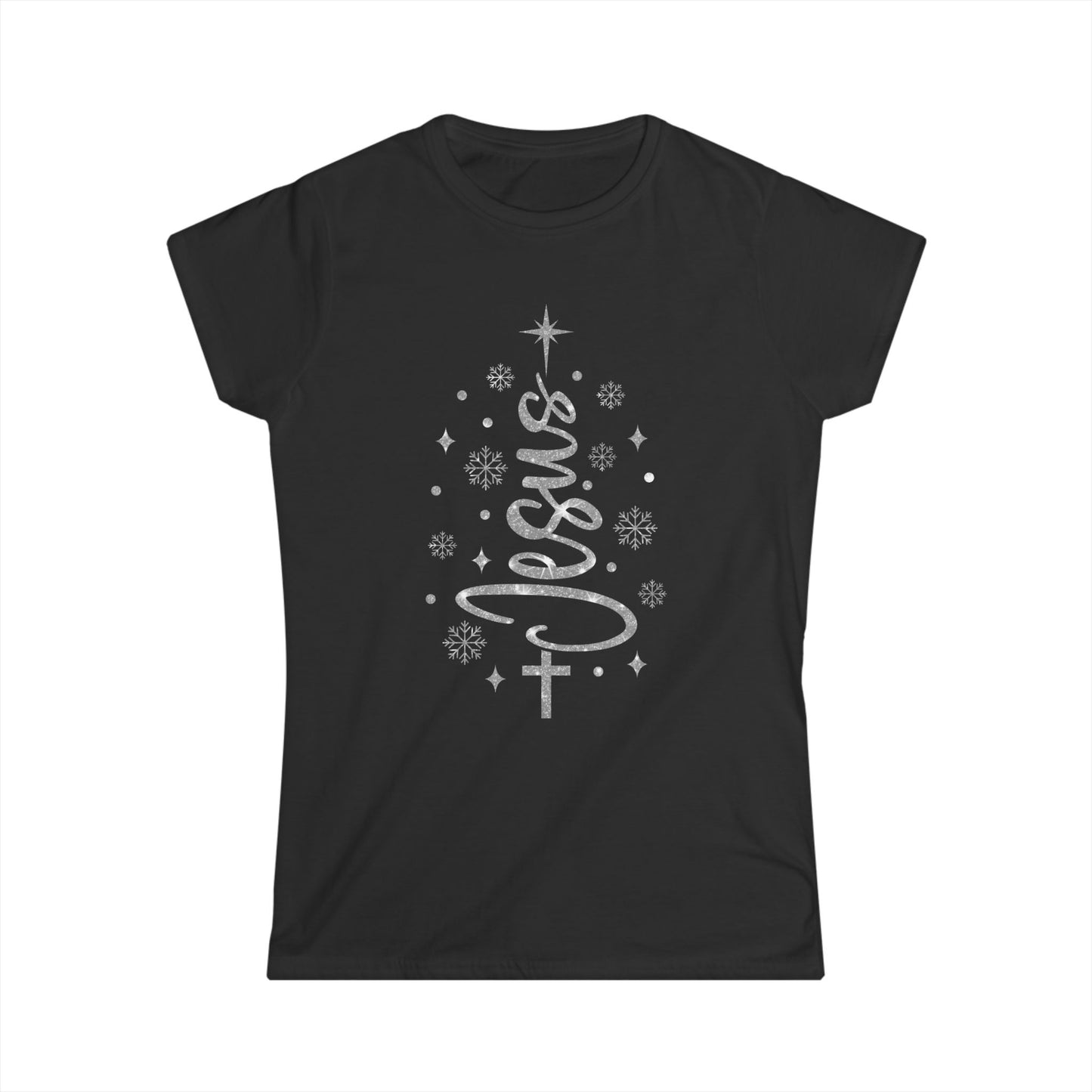 Female T-Shirt - Christmas - Jesus Tree (01a)