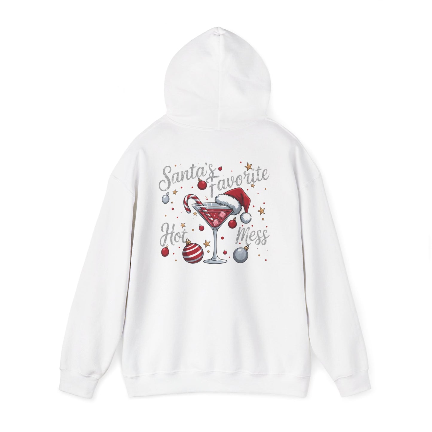 Heavy Blend Hoodie - Christmas - Santa's Fav. Hot Mess (01)