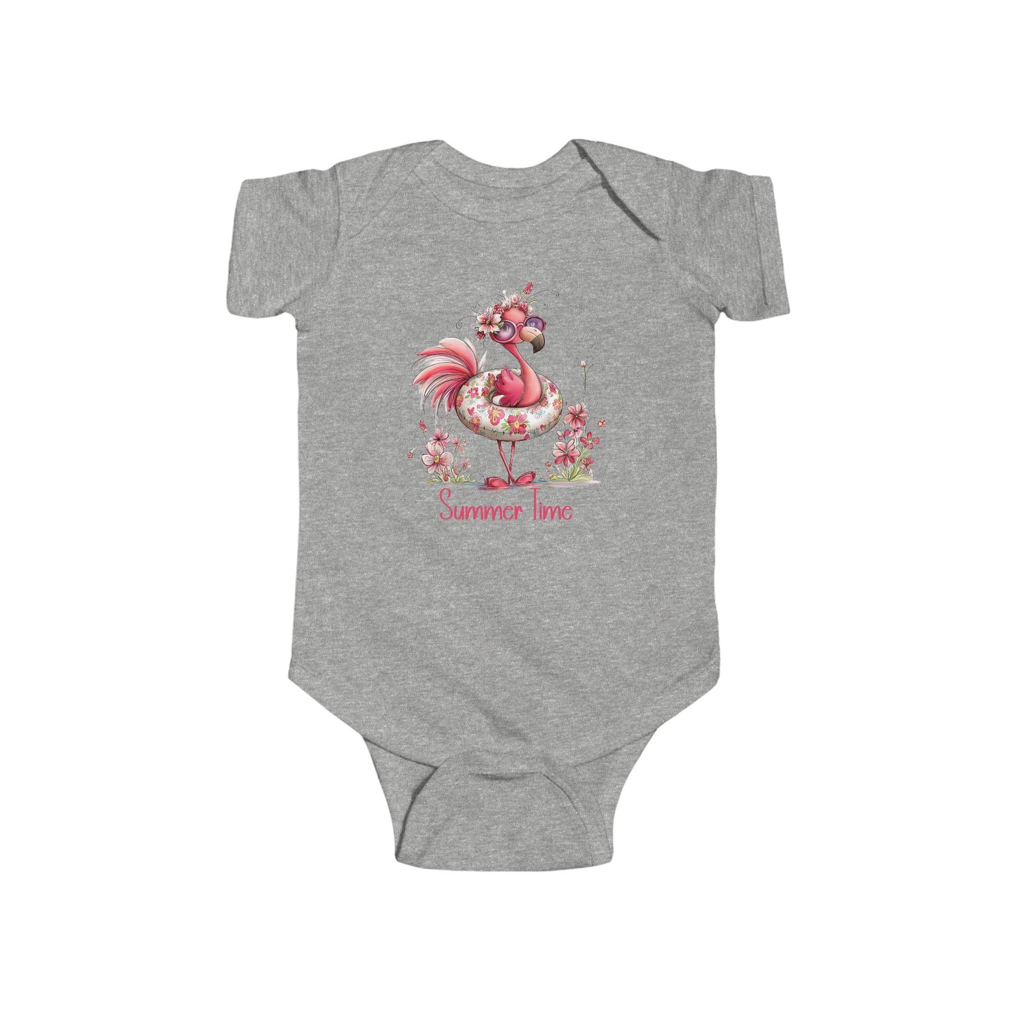 Onesie - Animal - Flamingo - Summer Time 01