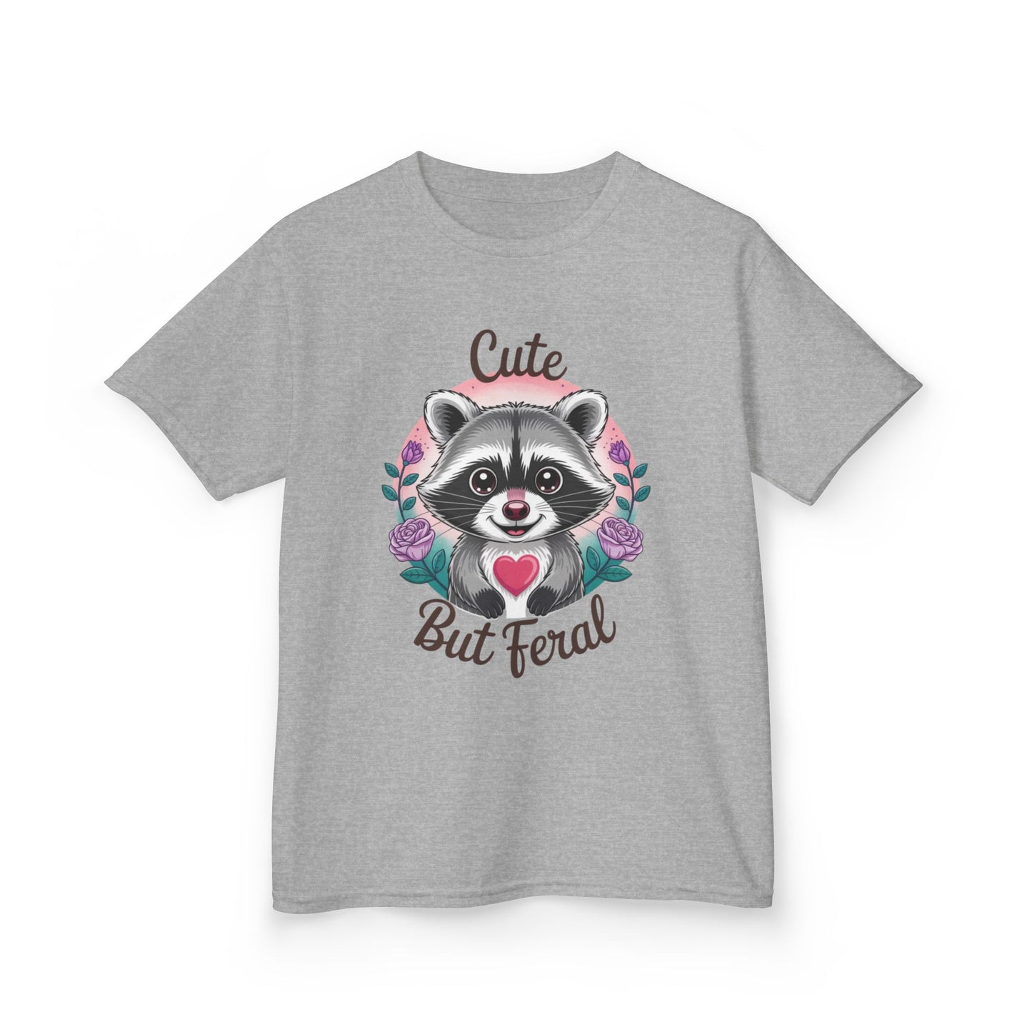 Child Tee - Animal / Racoon - Cute but Feral (01)
