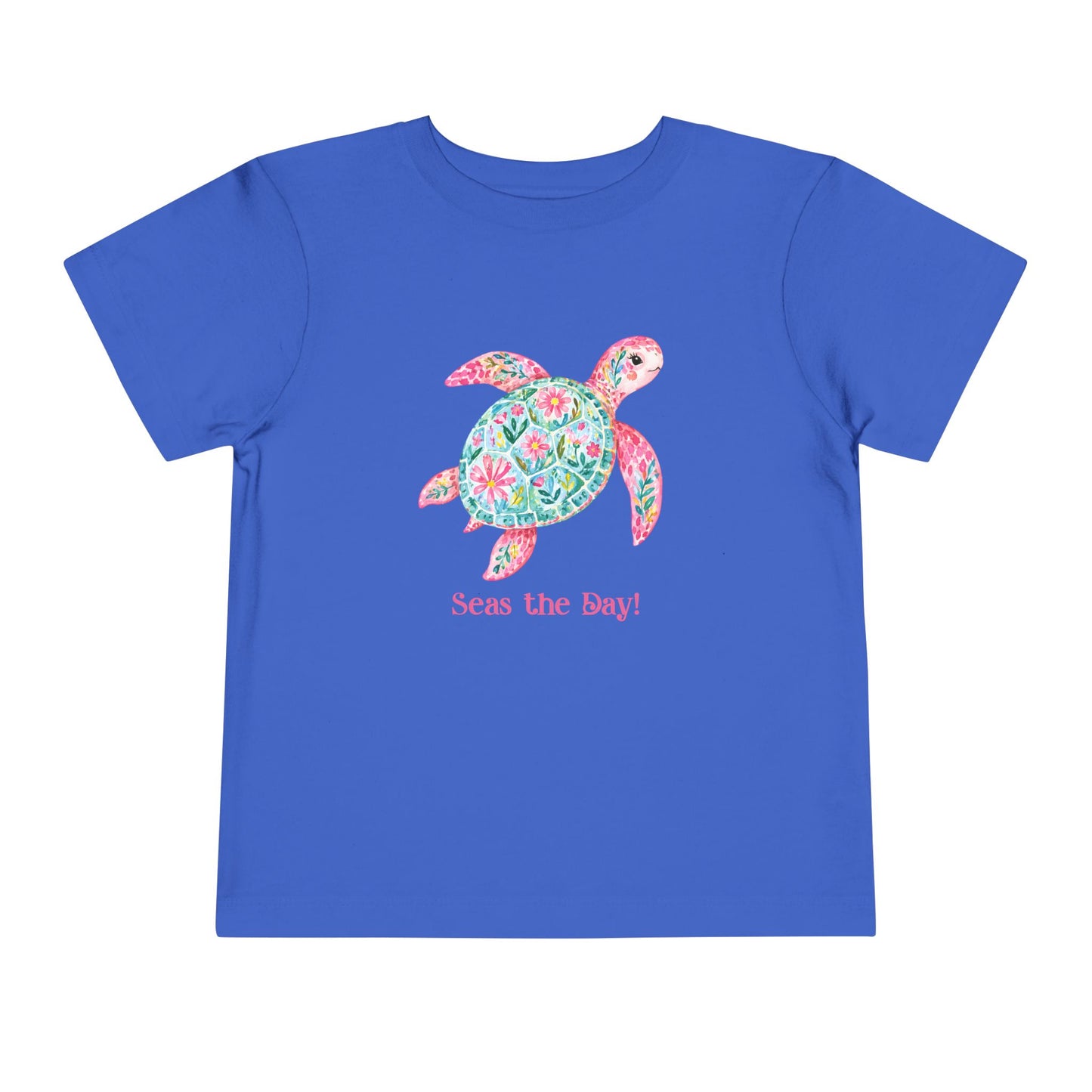 Toddler Tee - Animal - Seas the Day Turtle (01)