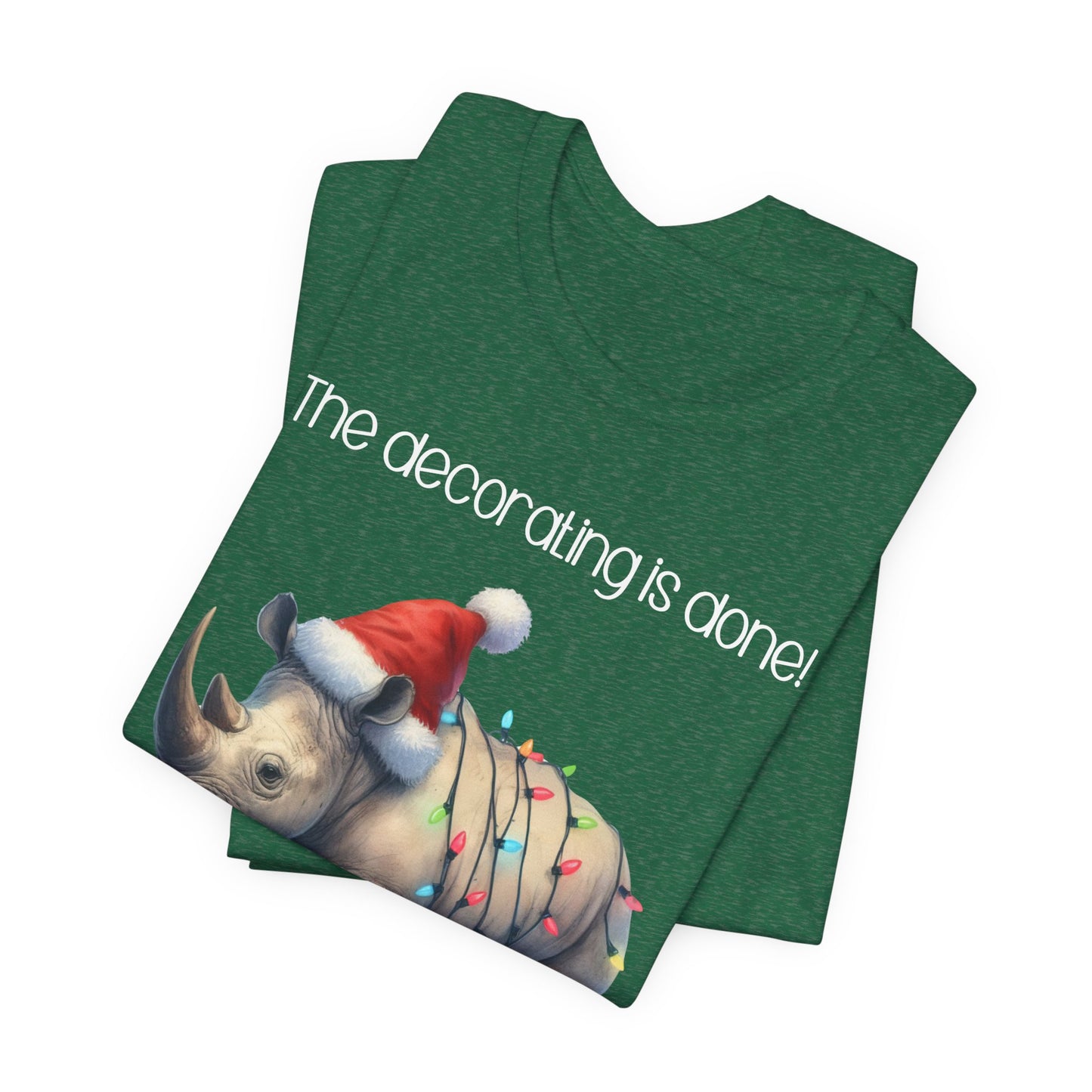 T-shirt - Christmas - Decorating Done (5b)