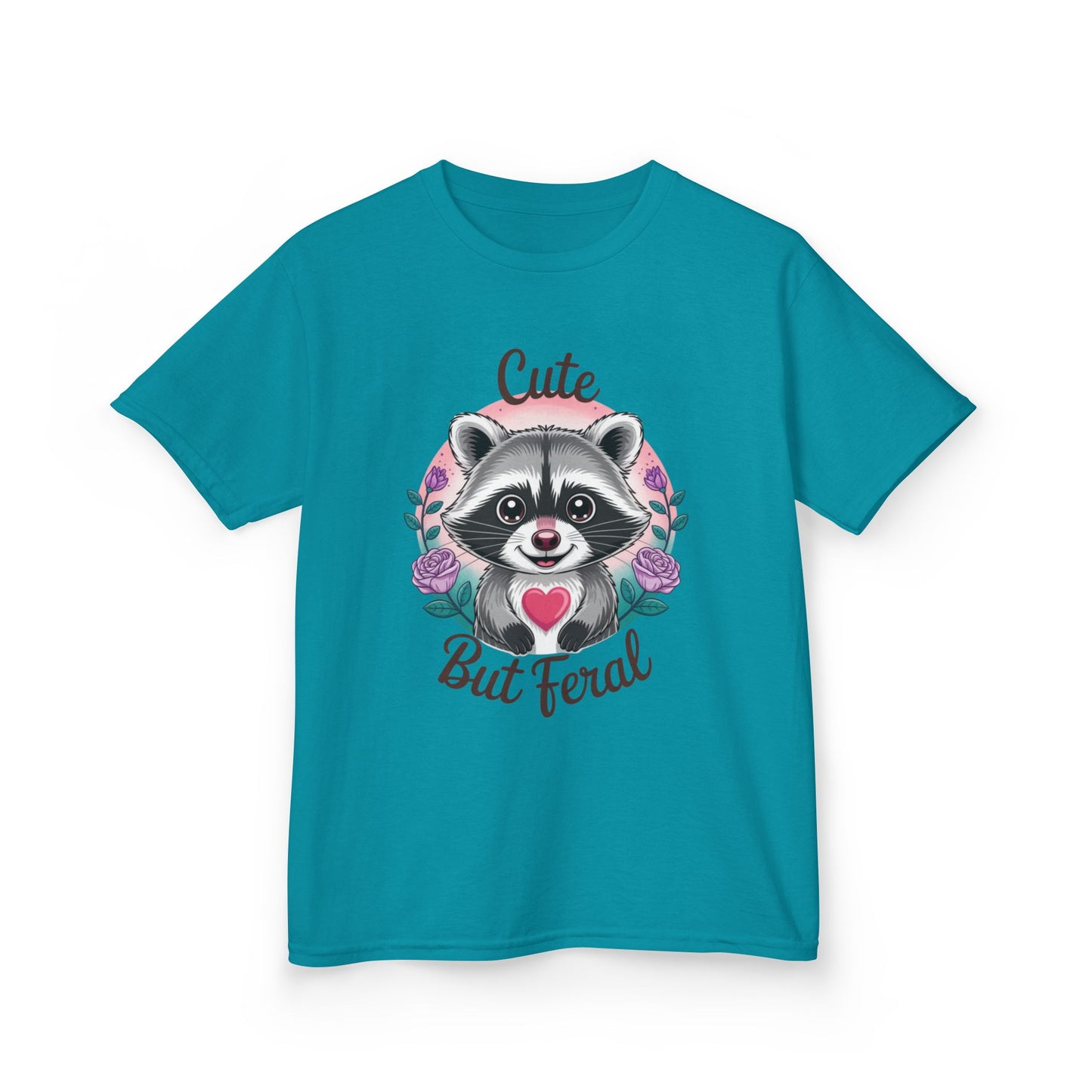 Child Tee - Animal / Racoon - Cute but Feral (01)