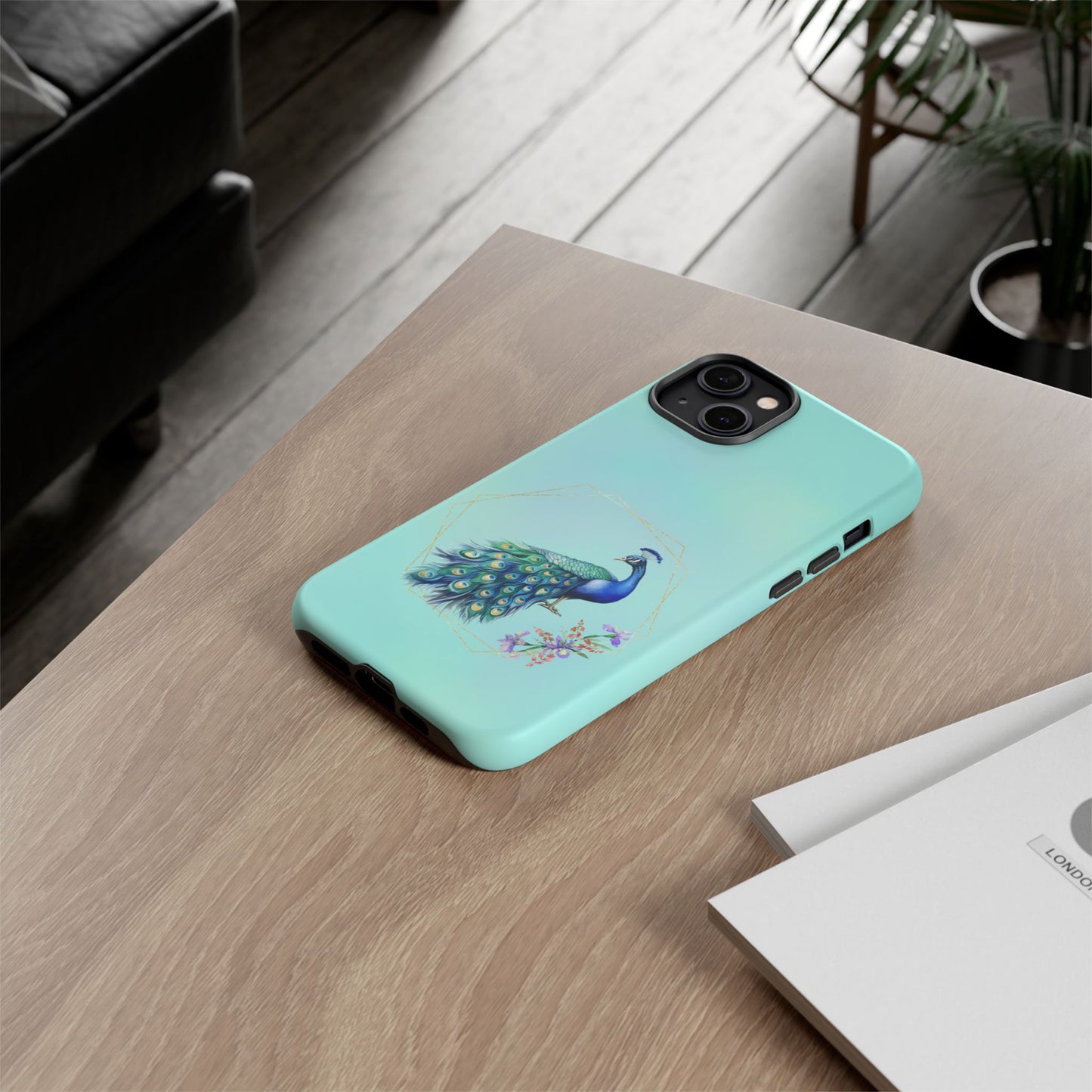 Tough Cell Phone Case - Animal - Peacock (2)