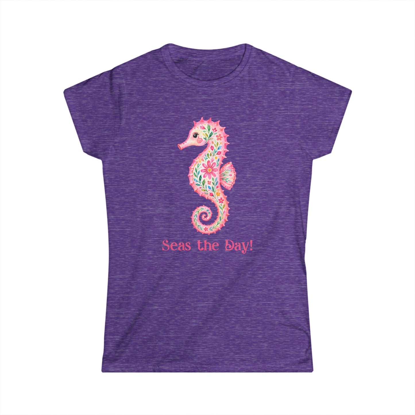 Female T-Shirt - Animal - Seas the Day Sea Horse (01)