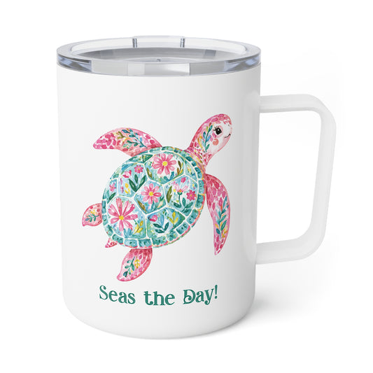 Insulated Mug - Animal - Seas the Day Turtle (01)