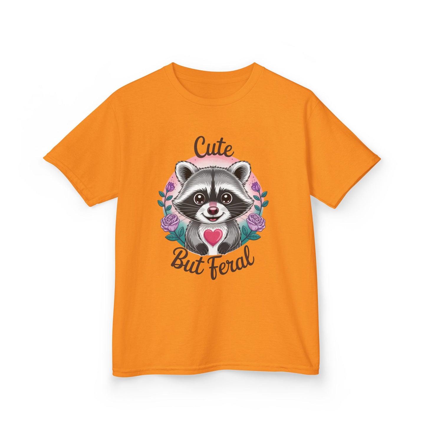 Child Tee - Animal / Racoon - Cute but Feral (01)