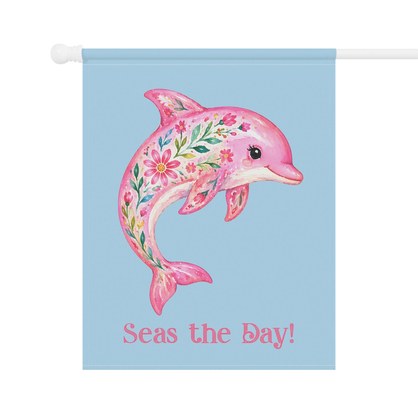 Garden Flag - Season -  Seas the Day Dolphin (01)