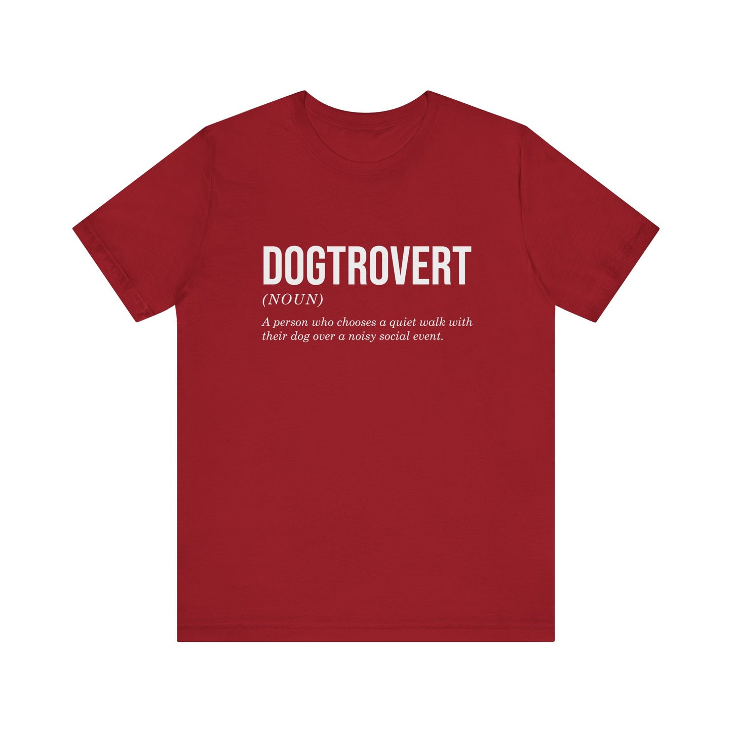 T-Shirt - Animal Lover - Dogtrovert (1b)