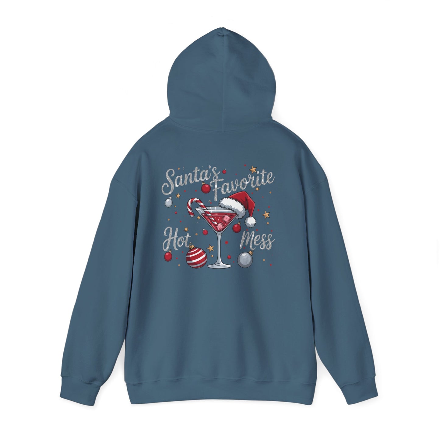 Heavy Blend Hoodie - Christmas - Santa's Fav. Hot Mess (01)
