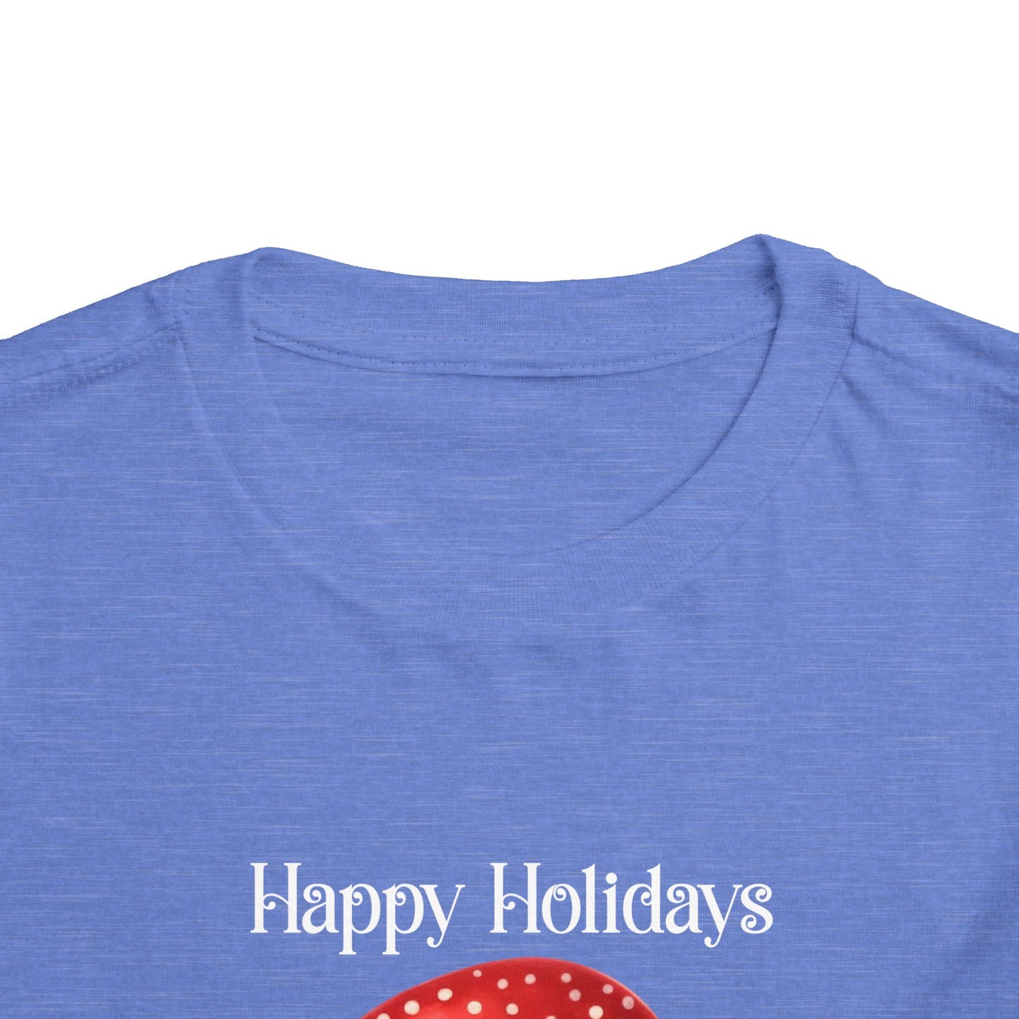 Toddler Tee - Christmas - Gingerbread - Happy Holidays (02a)